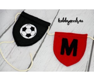 Stickserie - Fußball Schuh Tor Ball